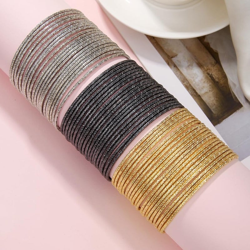 RINTOLER Store 16Pcs Gold Bangle Bracelets for Women - Multi Layer Stackable Textured Bracelets Boho Jewelrys Set. - Image 3